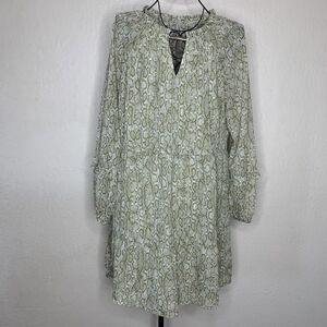 I.n.c. International Concepts Snake Pattern Metallic Chiffon Minidress